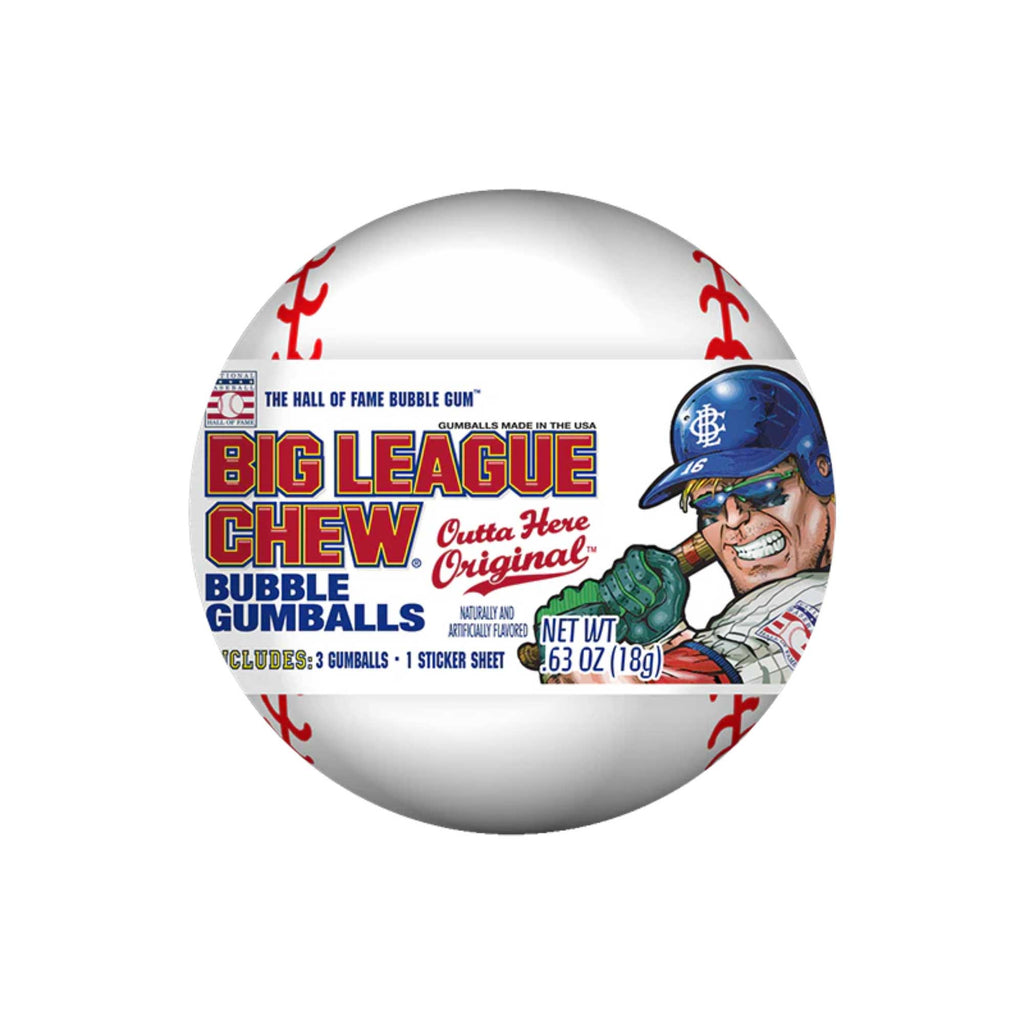 Pelota con Chicle Sabor Original Outta HERE Big League Chew 18 gr