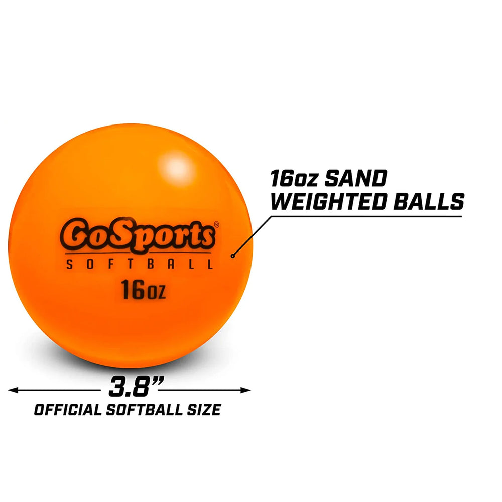 Pelota Peso Entrenamiento Softbol Elite GoSports 3.82 in x 16 Oz