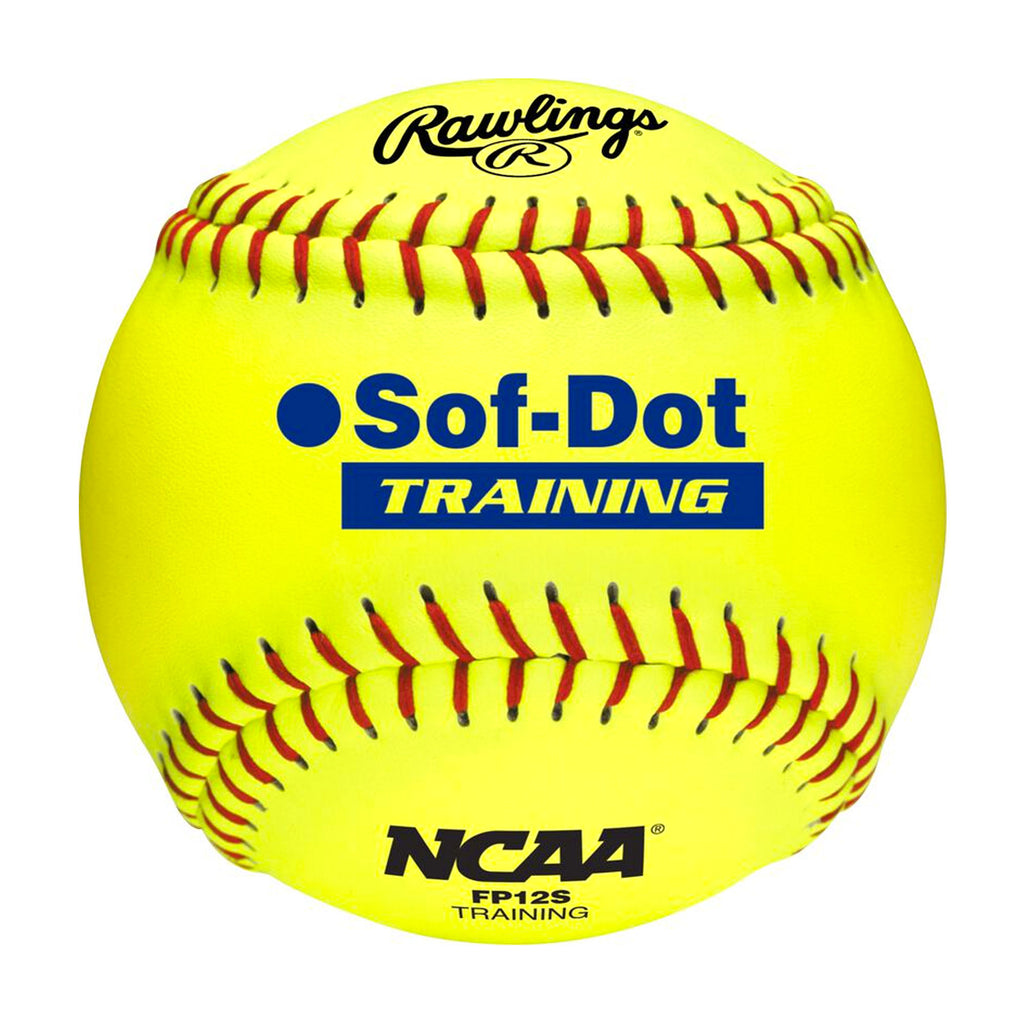 Pelota Softbol Fastpitch Entrenamiento Rawlings FP12S 12 in NCAA Poly Core