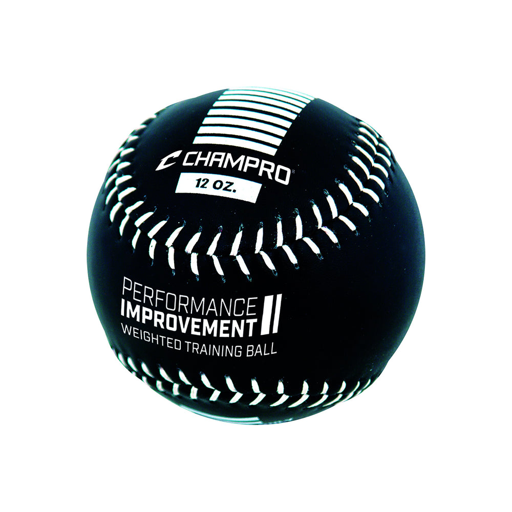 Pelota de Peso Entrenamiento Softbol Champro Negro 12 oz
