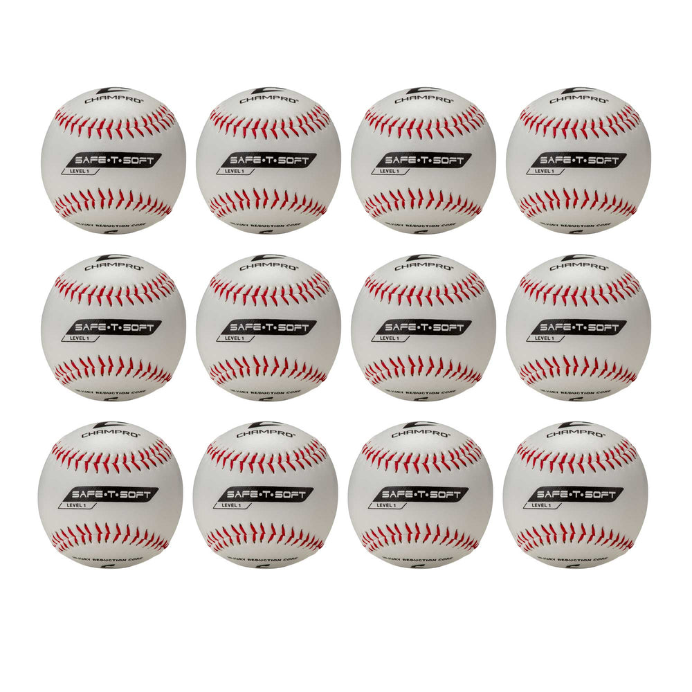 Pelotas Beisbol Champro Safe-T-Soft Nivel 1 Sintética CBB-61