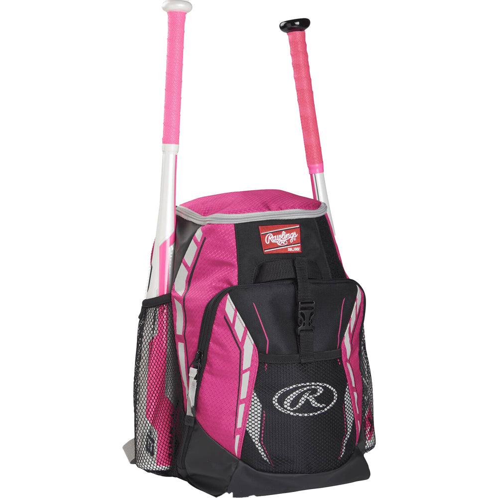 Back Pack Beisbol Softbol Rawlings R400 Rosa Infantil