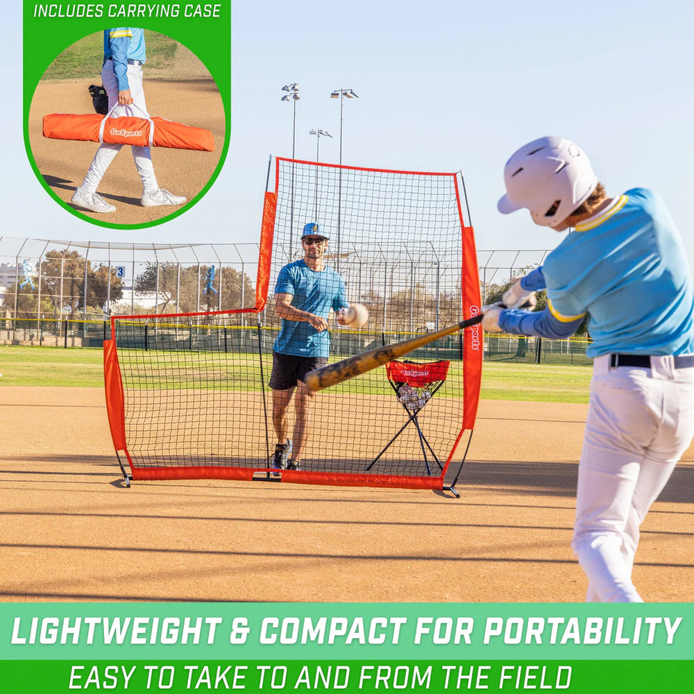 Red Malla L Entrenamiento Pitcheo Beisbol Portatil GoSport 2.13 × 2.13 m