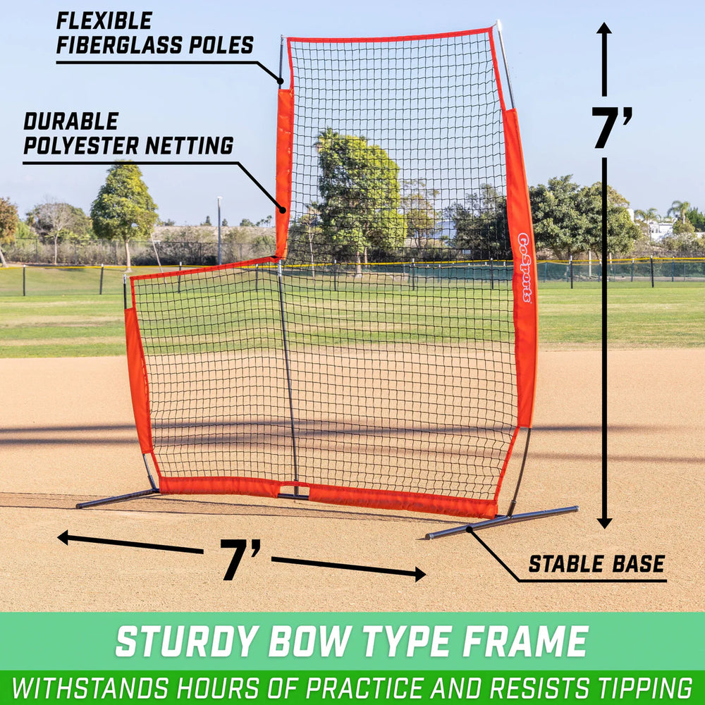 Red Malla L Entrenamiento Pitcheo Beisbol Portatil GoSport 2.13 × 2.13 m
