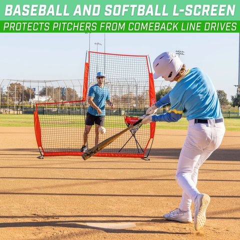 Red Malla L Entrenamiento Pitcheo Beisbol Portatil GoSport 2.13 × 2.13 m