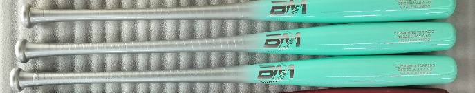 Bat Beisbol Torpedo Reforzado Beisbolmania COMPUESTO MAPLE BAMBOO BMTOR PLATEADO MENTA