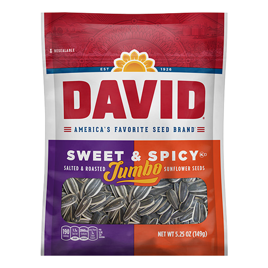 Semillas de Girasol Jumbo David Sweet And Spicy 5.25 Oz