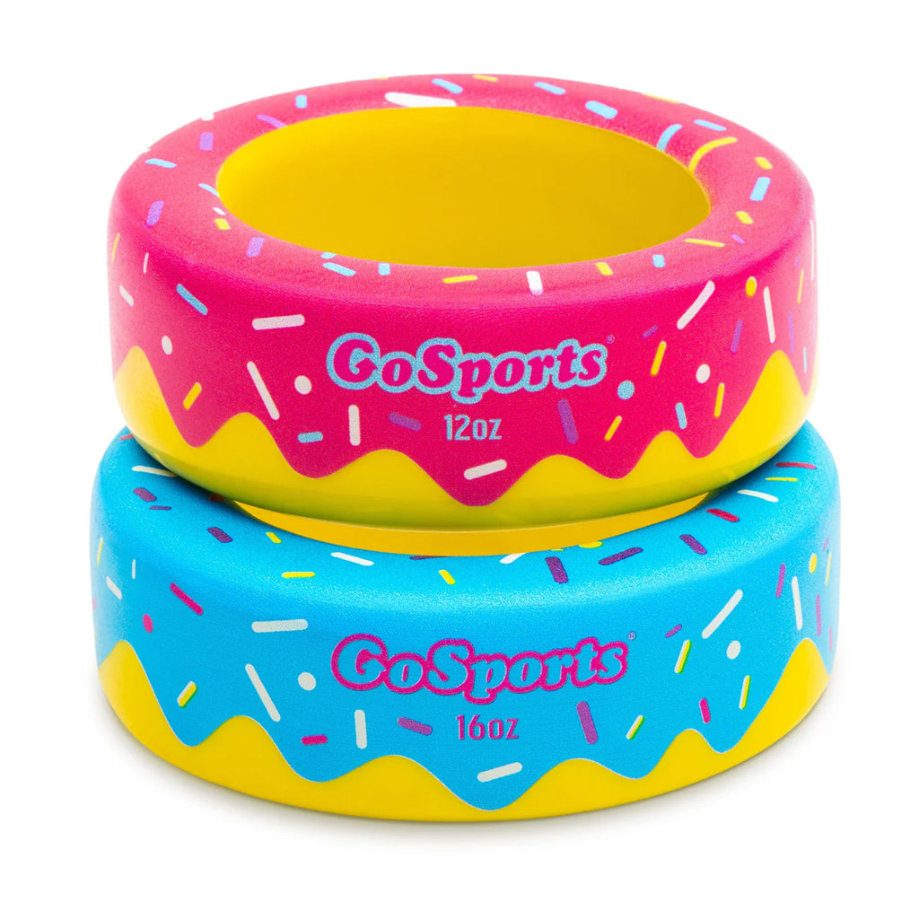 Set 2 Pesas Para Bat GoSports Beisbol Softbol Dona de 12 y 16 Oz