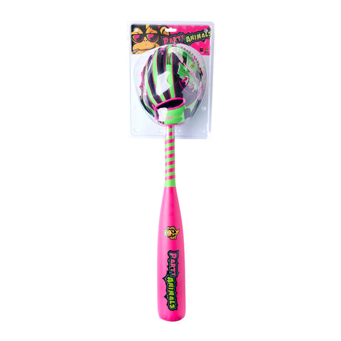 Set Guante Pelota y Bat Beisbol Wilson A200 Party Animals EZ Catch WBW10416010 10 in Lanzador Zurdo