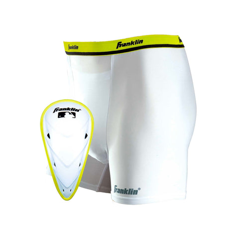 Short de Compresión Beisbol Softbol Franklin Con Concha INFANTIL