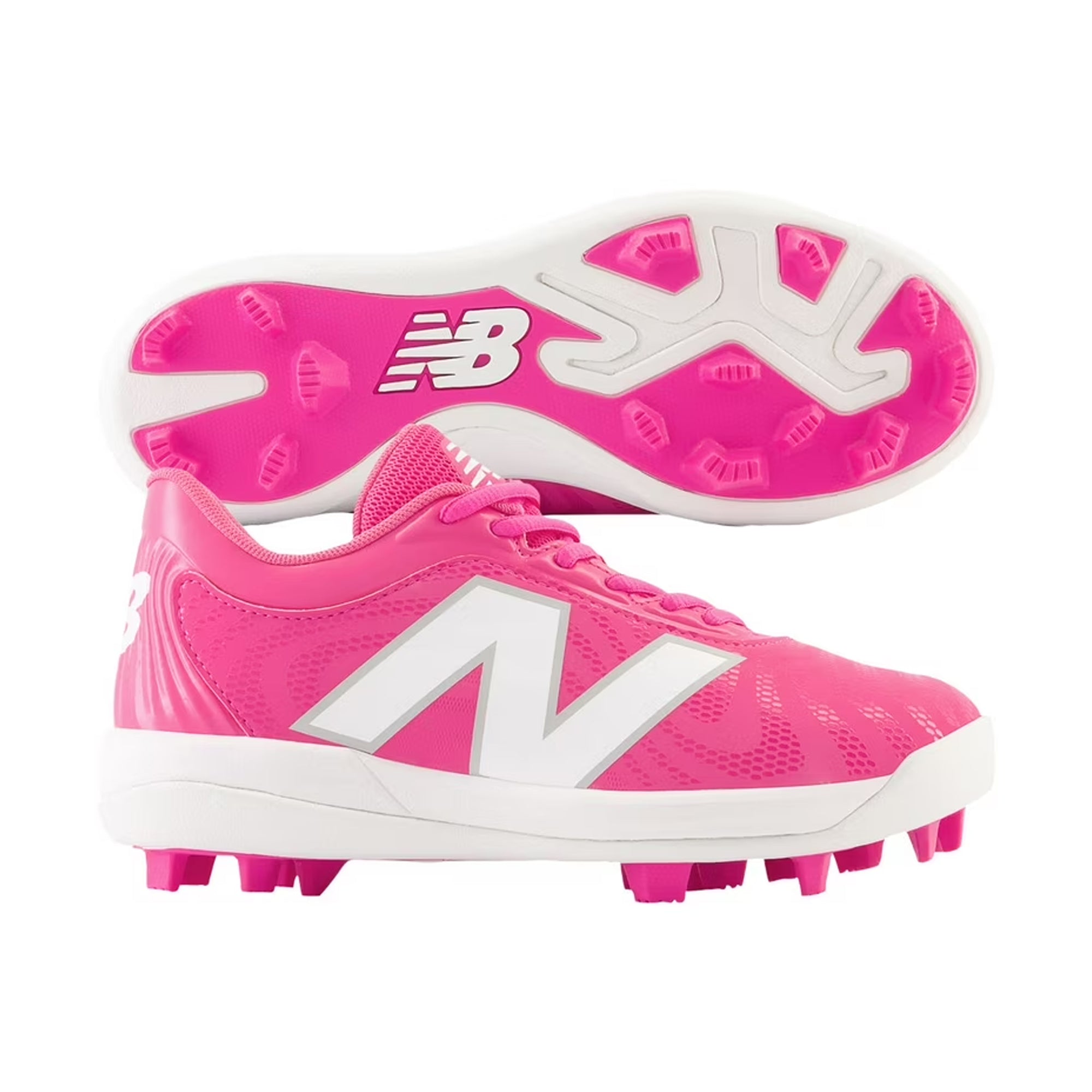 Pink New Balance Para NiÃ±os Juegos Spikes Beisbol Softbol New