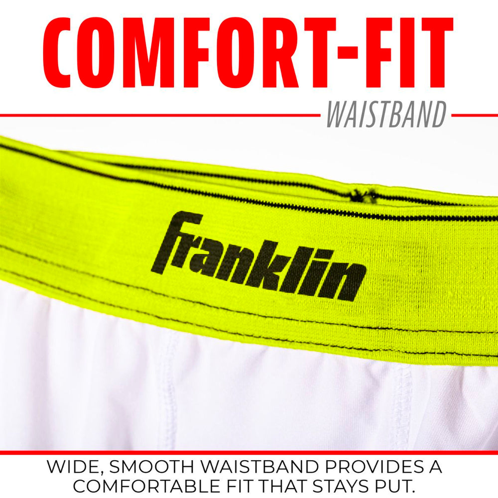 Sliding Short Beisbol Softbol Franklin Blanco Amarillo INFANTIL