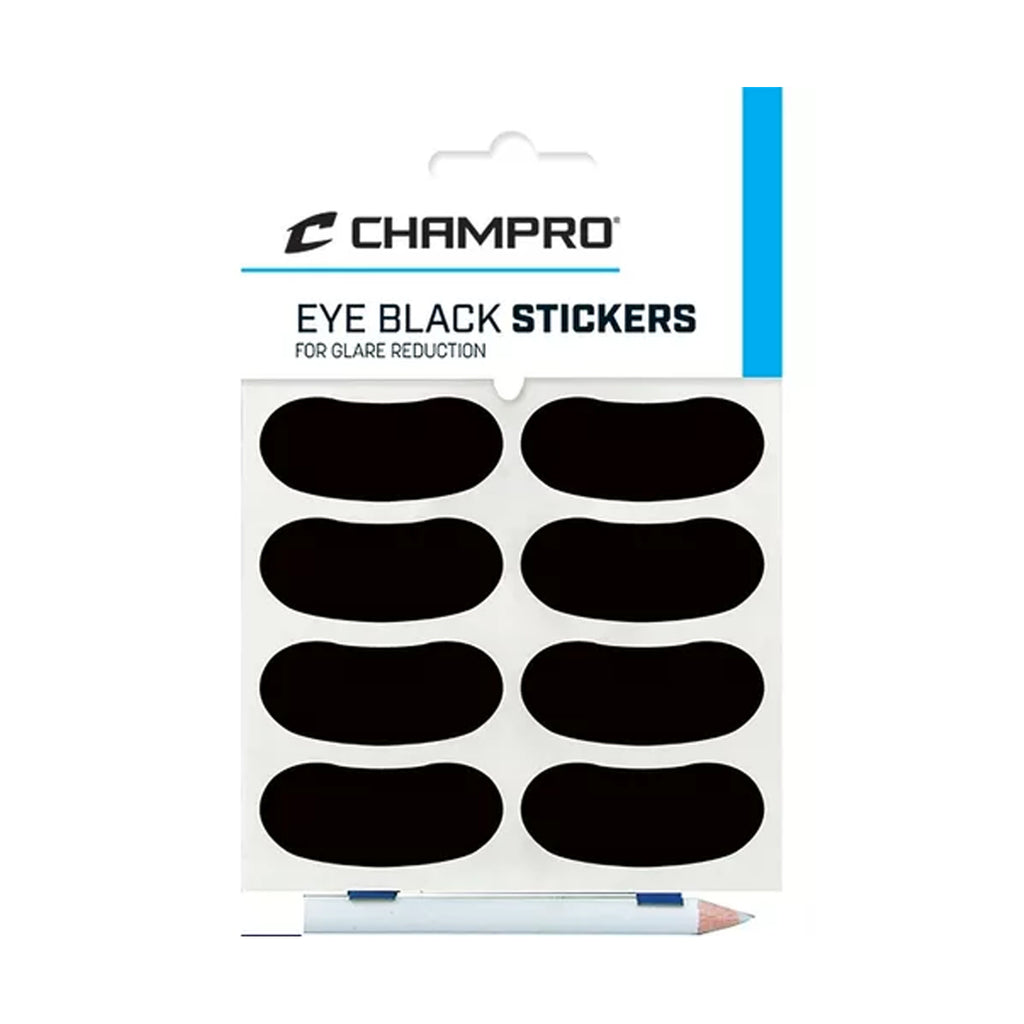 Sombras Beisbol Softbol Sticker Champro Negro