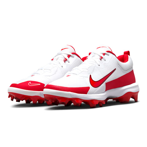 Spike Beisbol Softbol Nike Force Trout 9 Pro MCS Blanco Rojo
