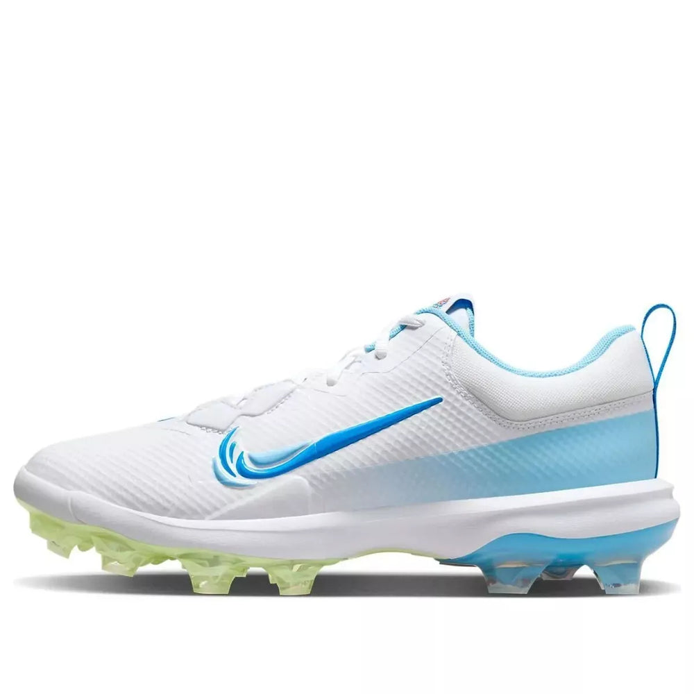 Spike Beisbol Softbol Nike Force Trout 9 Pro Fresh MCS Blanco Azul