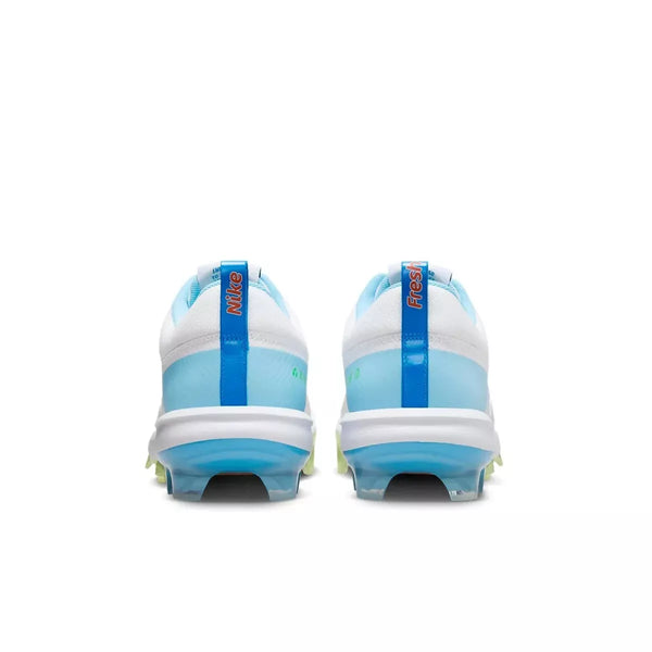 Spike Beisbol Softbol Nike Force Trout 9 Pro Fresh MCS Blanco Azul