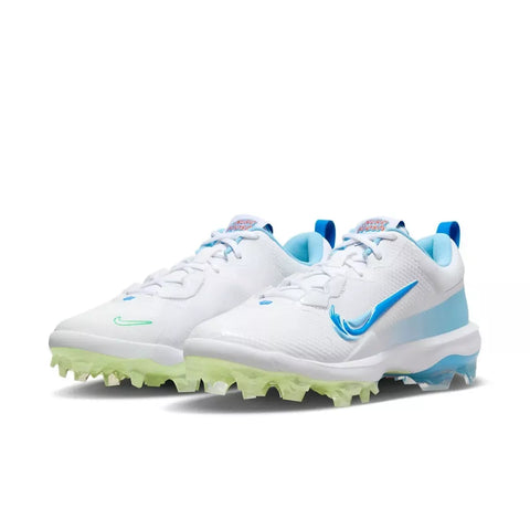 Spike Beisbol Softbol Nike Force Trout 9 Pro Fresh MCS Blanco Azul