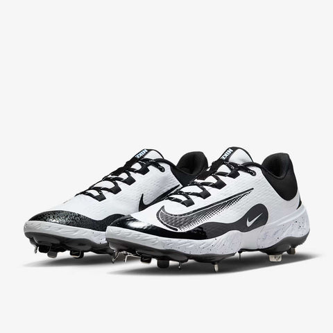 Spikes Beisbol Nike Alpha Huarache Elite 4 Low Blanco Negro 2.0