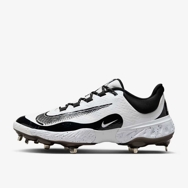 Spikes Beisbol Nike Alpha Huarache Elite 4 Low Blanco Negro 2.0
