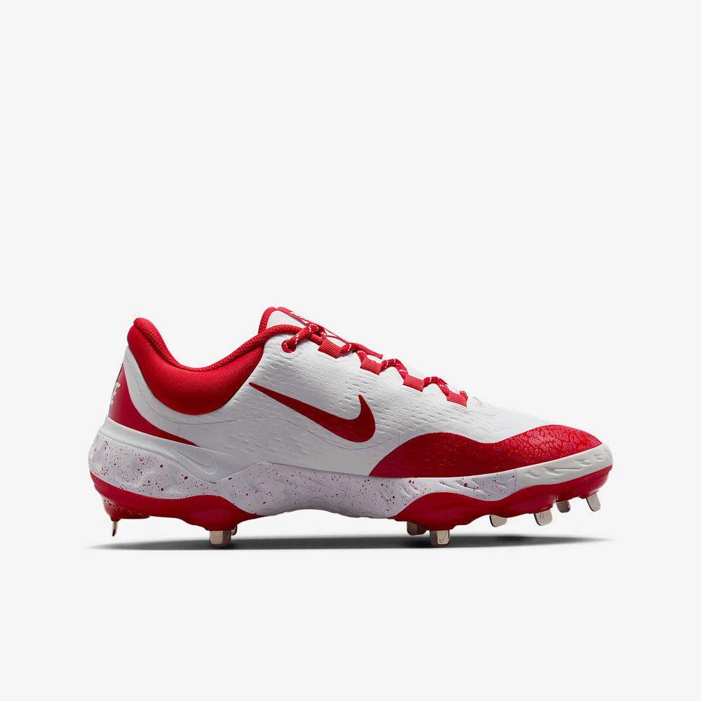 Spikes Beisbol Nike Alpha Huarache Elite 4 Low Blanco Rojo 2.0