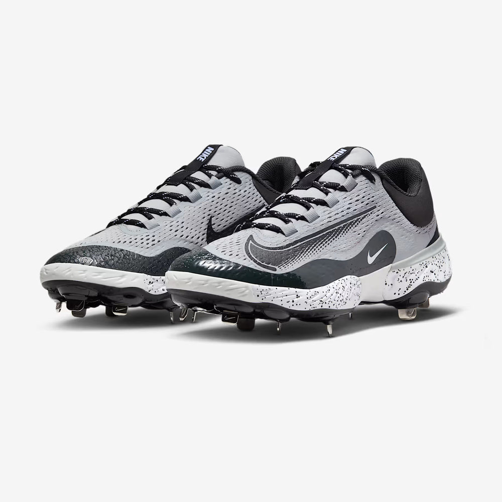 Spikes Beisbol Nike Alpha Huarache Elite 4 Low Gris Negro 2.0
