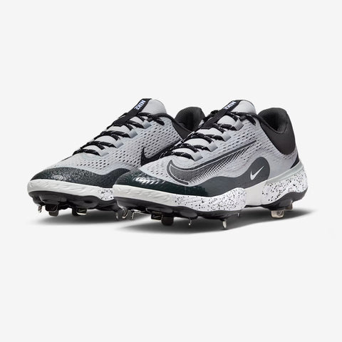 Spikes Beisbol Nike Alpha Huarache Elite 4 Low Gris Negro 2.0
