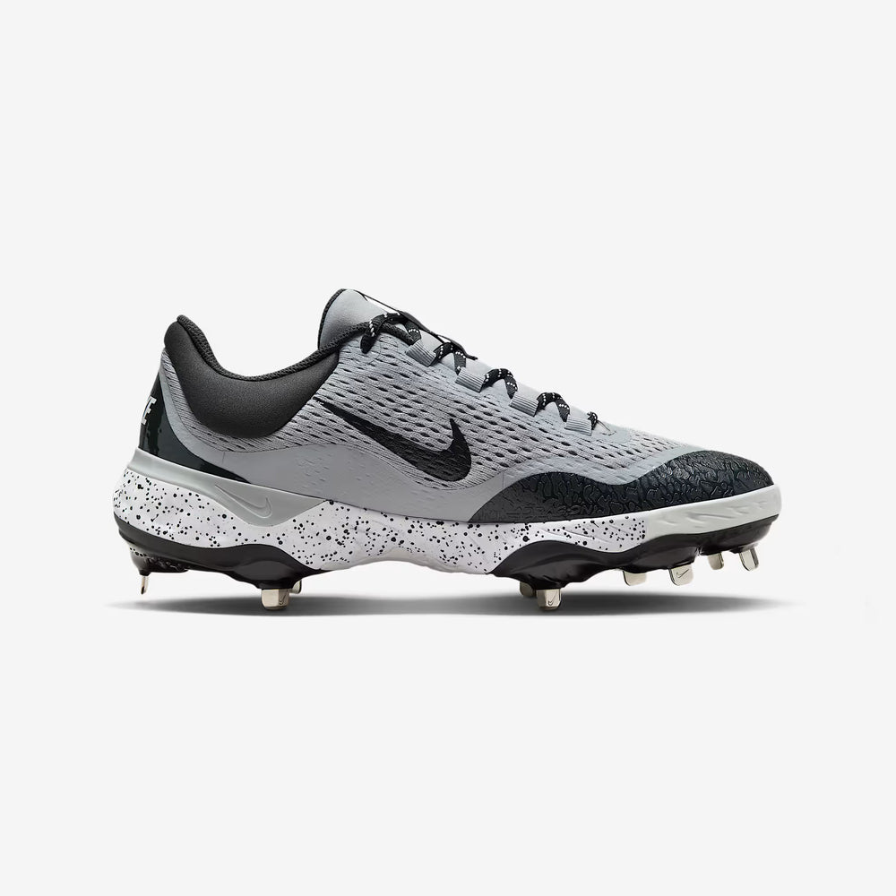Spikes Beisbol Nike Alpha Huarache Elite 4 Low Gris Negro 2.0
