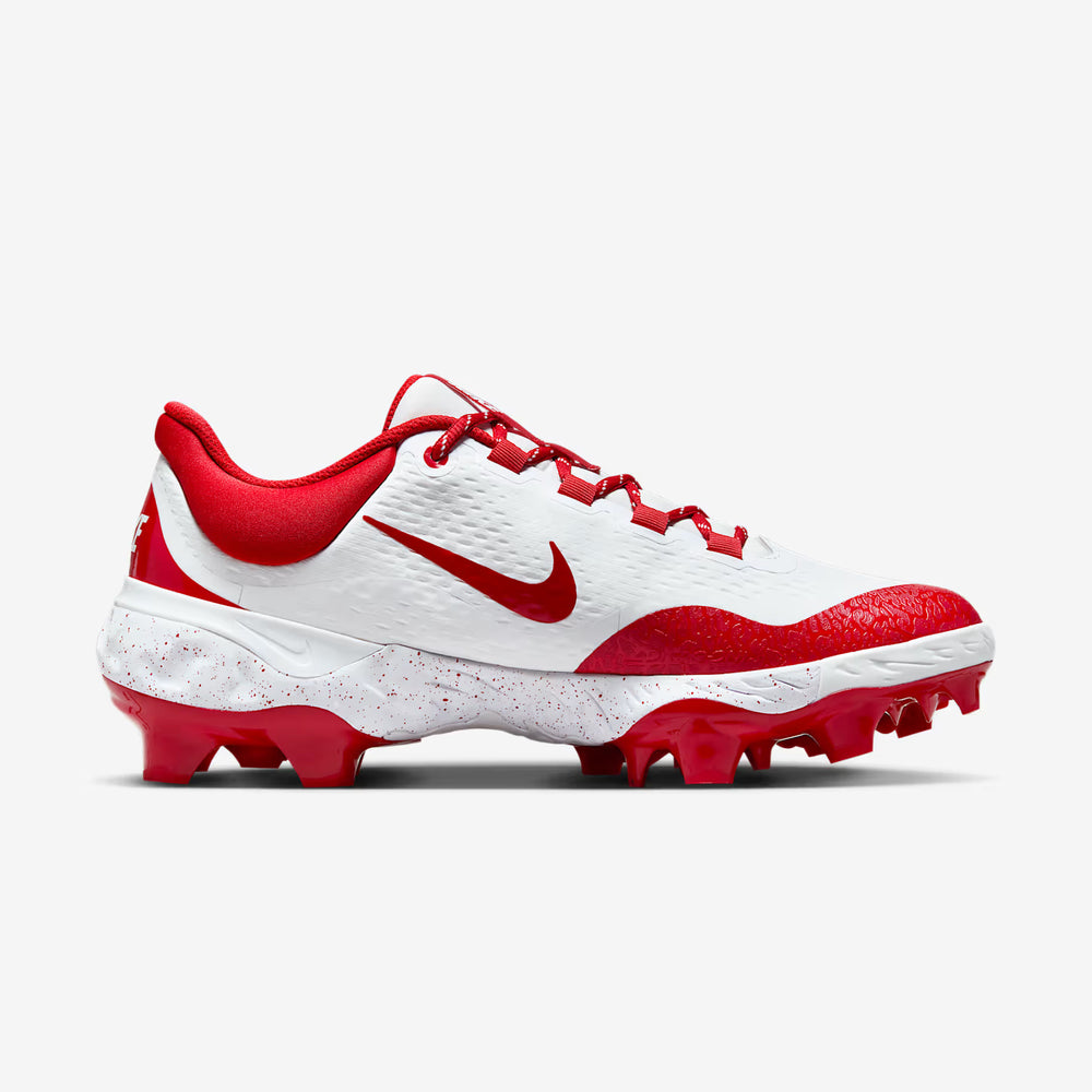 Spikes Beisbol Nike Alpha Huarache Elite 4 Low MCS Blanco Rojo 2.0
