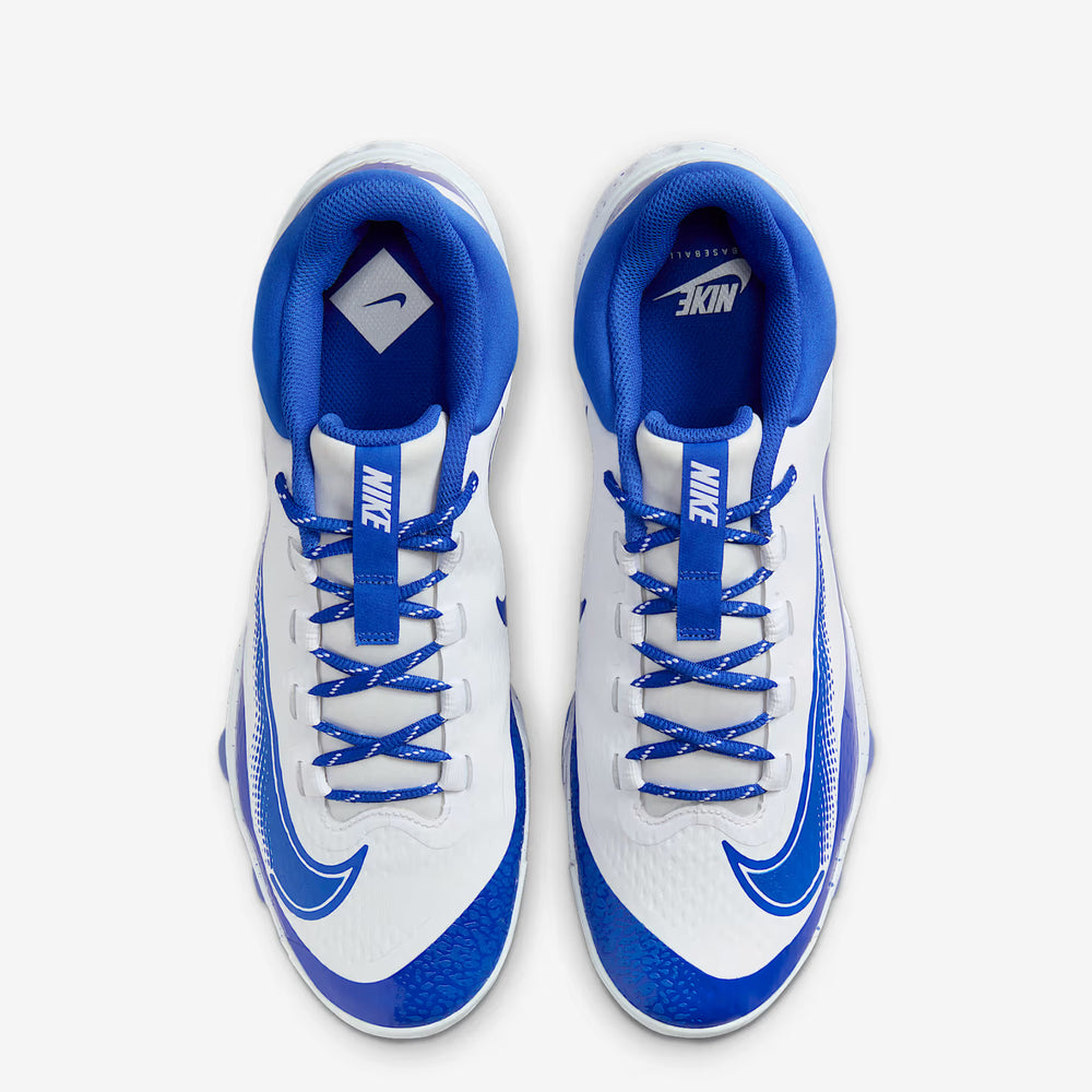 Spikes Beisbol Nike Alpha Huarache Elite 4 Low MCS Blanco Rey 2.0