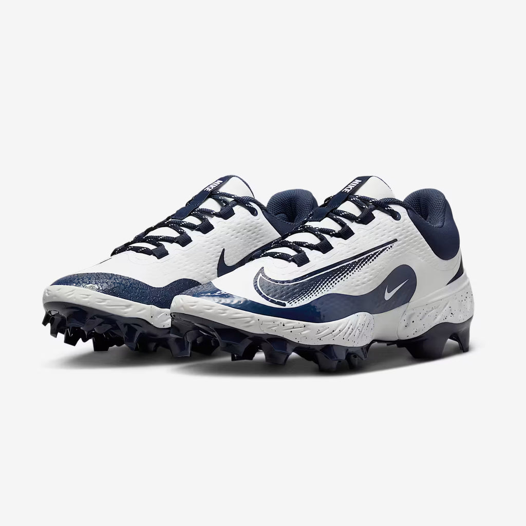 Spikes Beisbol Nike Alpha Huarache Elite 4 Low MCS Blanco Marino 2.0