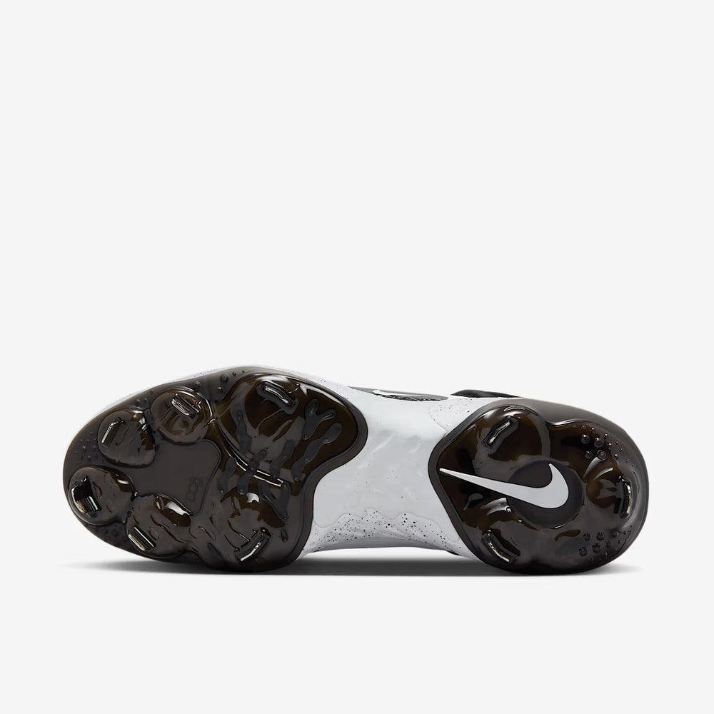 Spikes Beisbol Nike Alpha Huarache Elite 4 Mid Blanco Negro 2.0