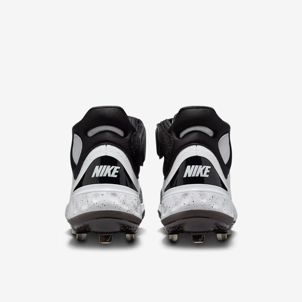 Spikes Beisbol Nike Alpha Huarache Elite 4 Mid Blanco Negro 2.0