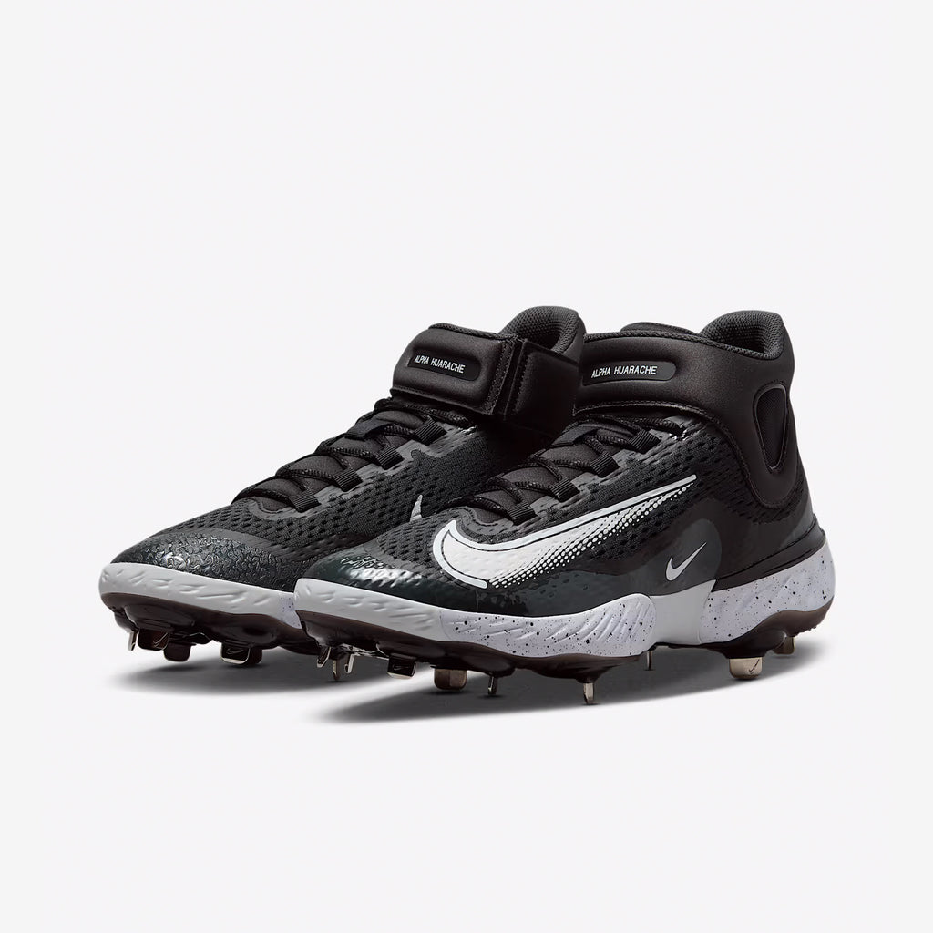 Spikes Beisbol Nike Alpha Huarache Elite 4 Mid Negro 2.0