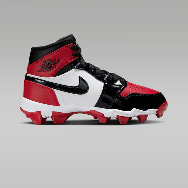 Spikes Beisbol Softbol Nike Jordan 1 Rojo Negro INFANTIL
