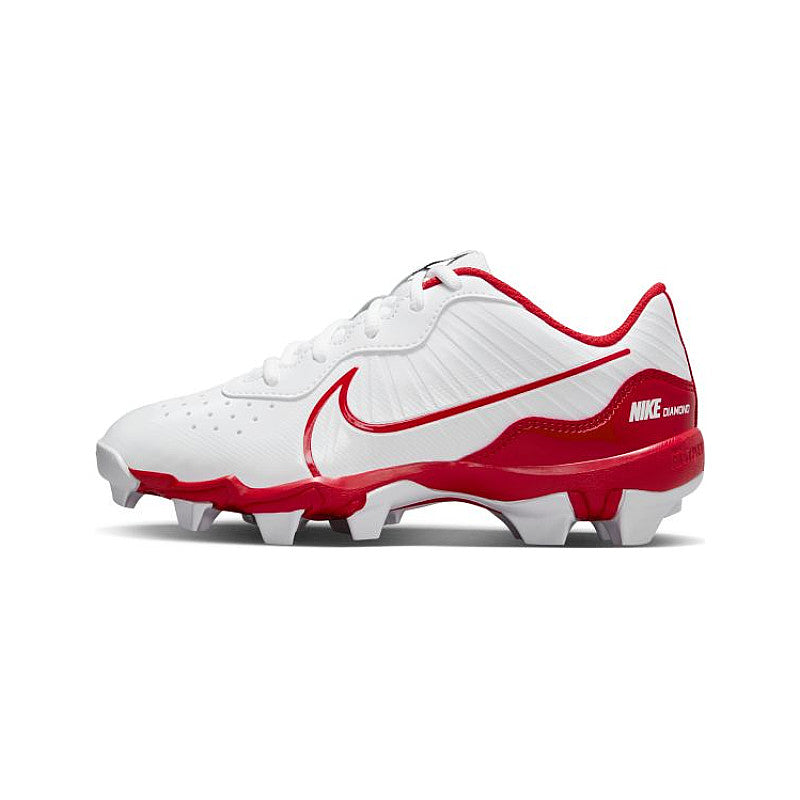 Spikes Beisbol Softbol Nike Alpha Huarache 4 Keystone Blanco Rojo