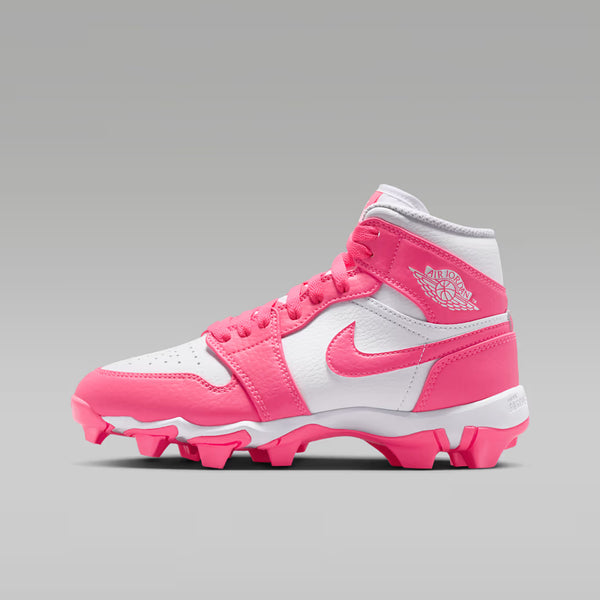 Spikes Beisbol Softbol Nike Jordan 1 Rosa Blanco Infantil