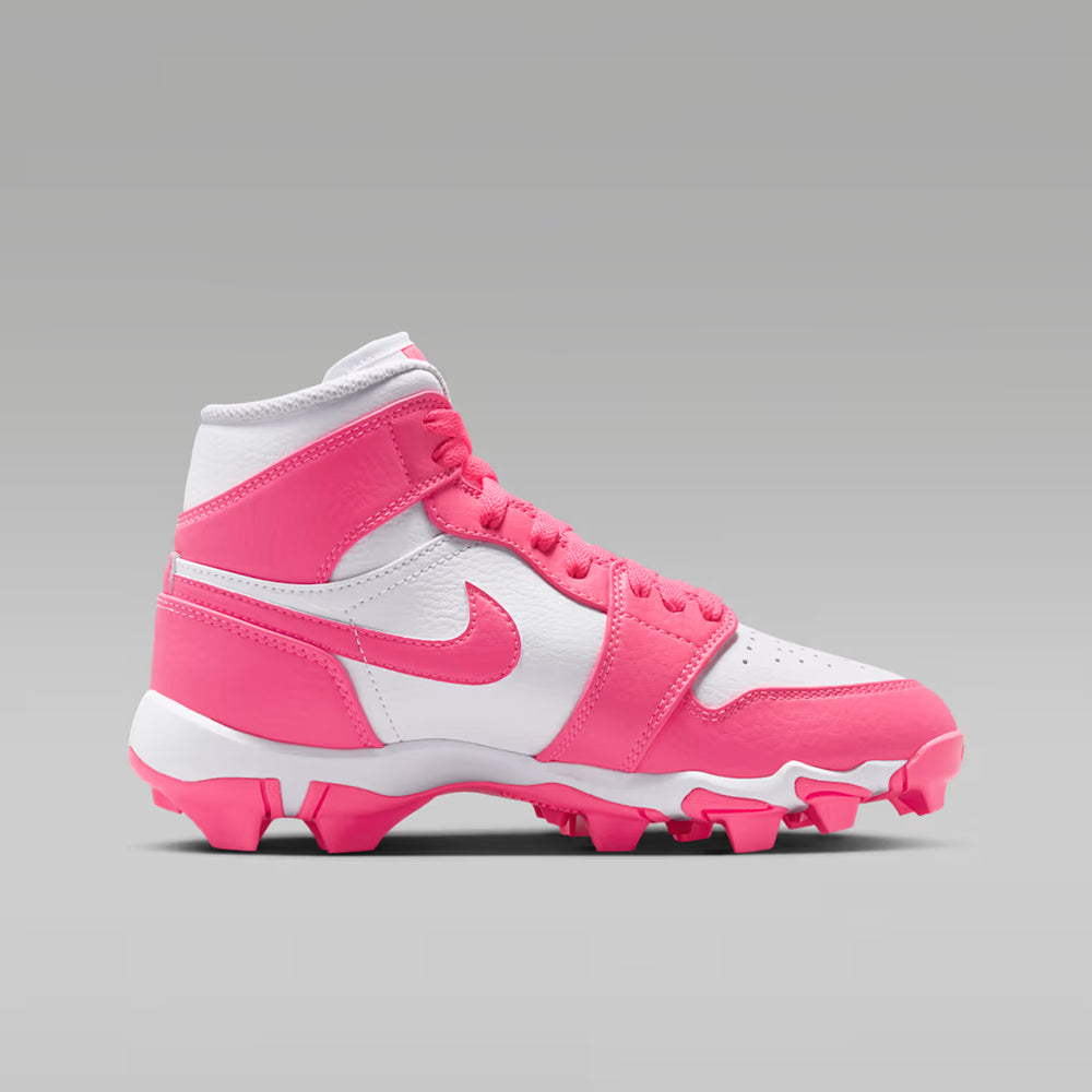 Spikes Beisbol Softbol Nike Jordan 1 Rosa Blanco Infantil