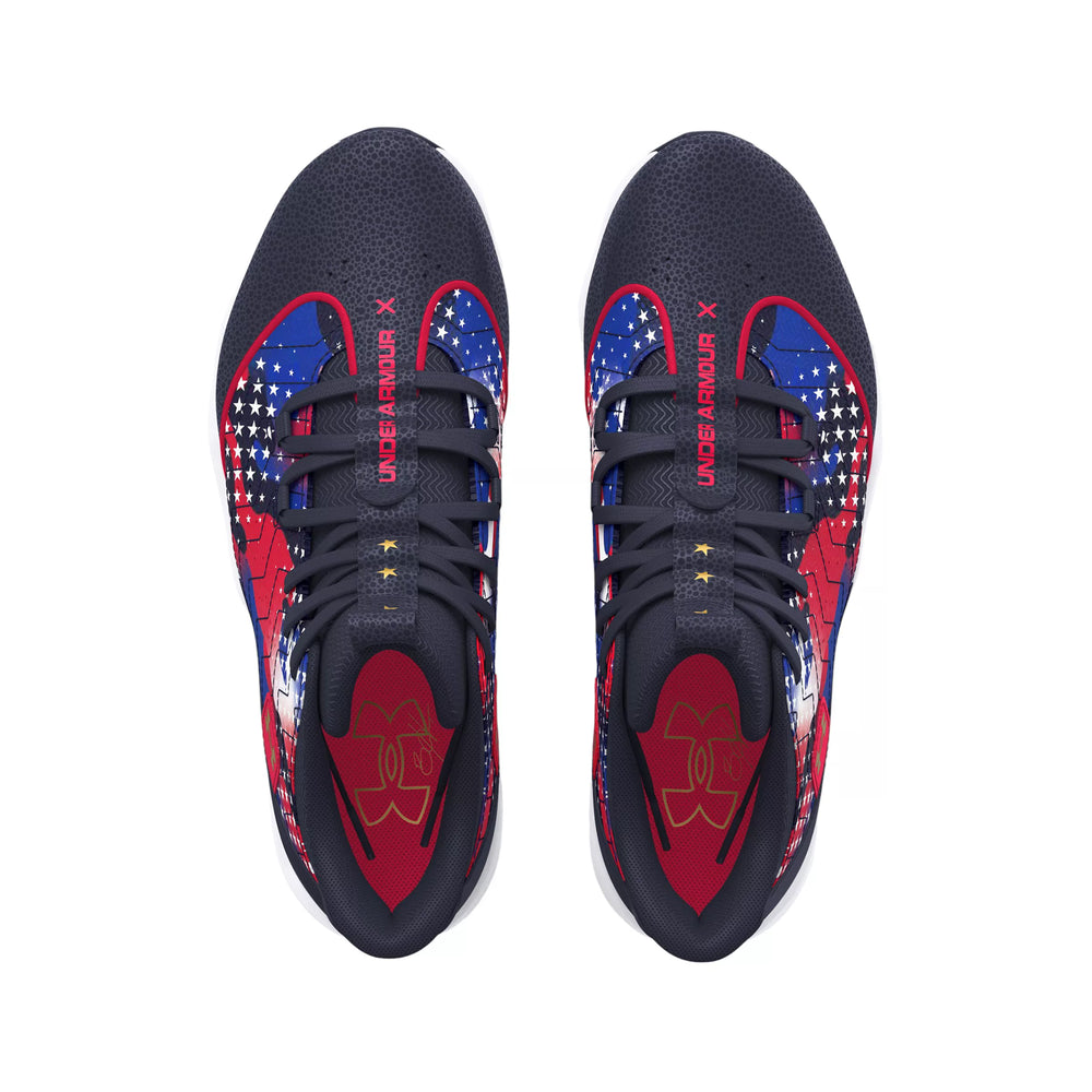 Spikes Beisbol Softbol Under Armour Harper 9 RM Marino Rojo INFANTIL