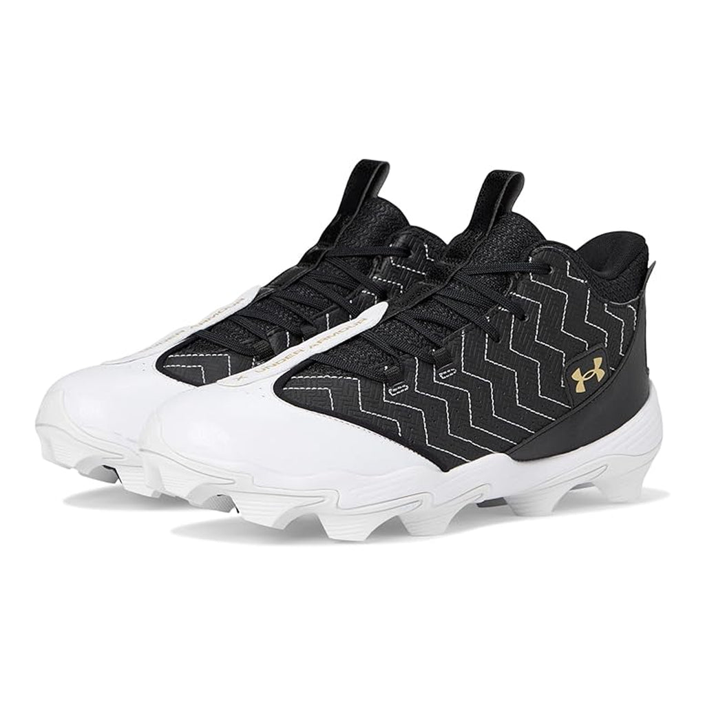 Spikes Beisbol Softbol Under Armour Harper 9 RM Negro Dorado