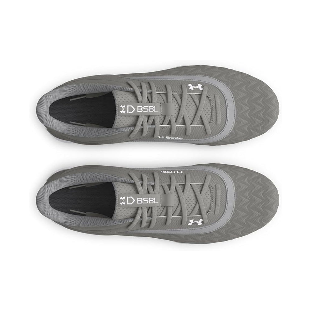Spikes Beisbol Softbol Under Armour Leadoff 3.0 Low Gris Infantil