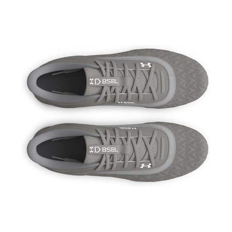 Spikes Beisbol Softbol Under Armour Leadoff 3.0 Low Gris Infantil