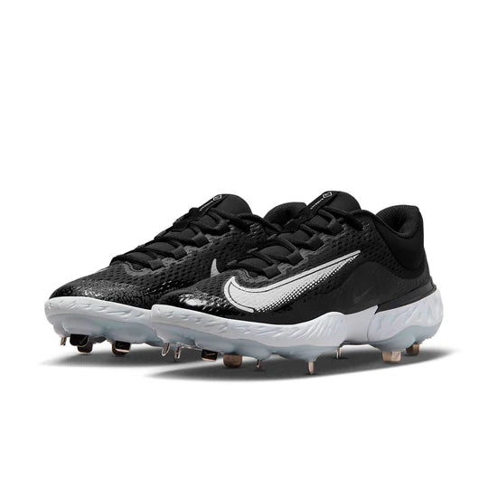 Spikes Beisbol Softbol Nike Alpha Huarache Elite 4 Low Negro