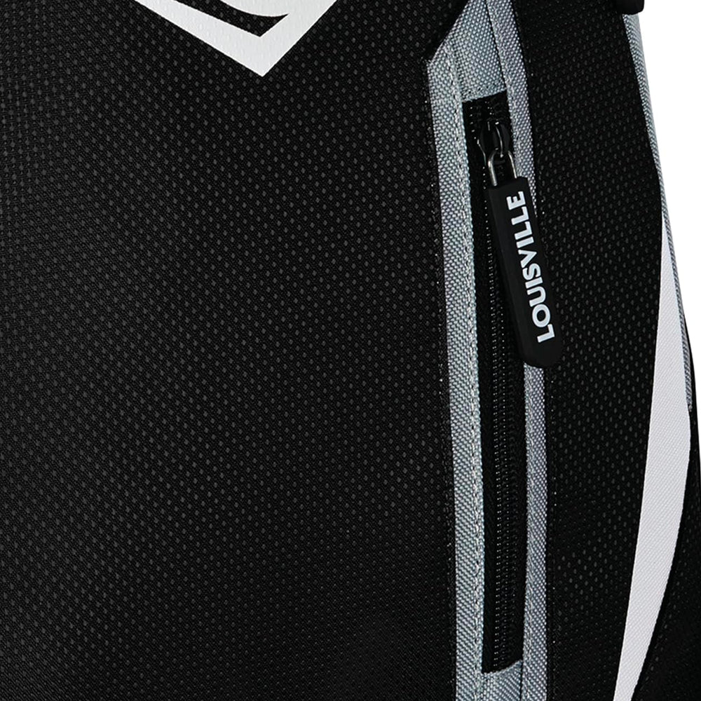 Back Pack Beisbol Softbol Louisville Slugger Genuine Negro Gris JUVENIL