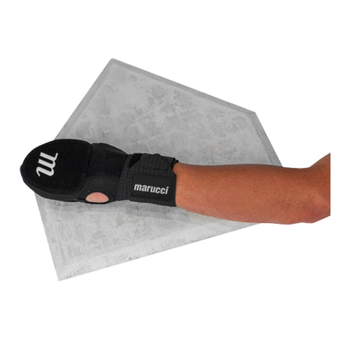 Protector de Mano Barridas Beisbol Softbol Marucci Negro ADULTO
