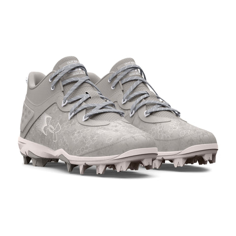 Spikes Beisbol Softbol Under Armour Harper 8 Mid RM Gris 2024 INFANTIL