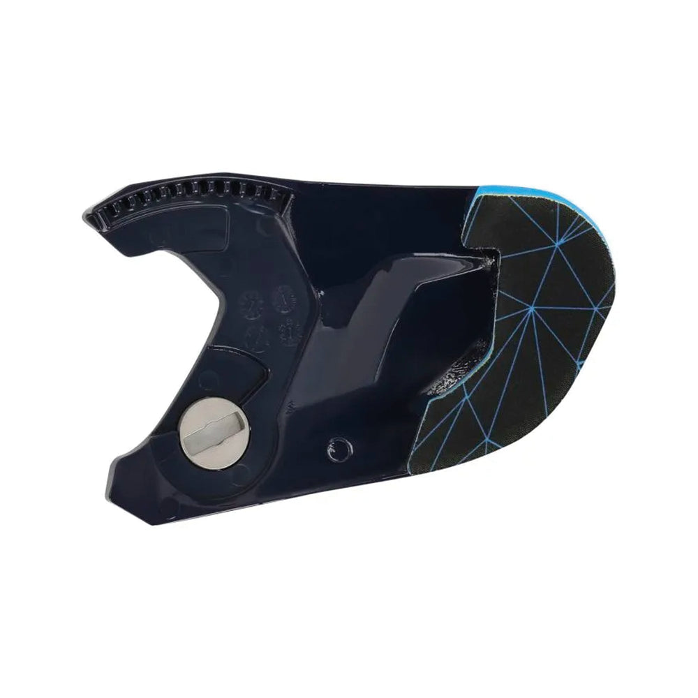 Extensión Protector Quijada Para Casco Rawlings Mach Azul Derecho