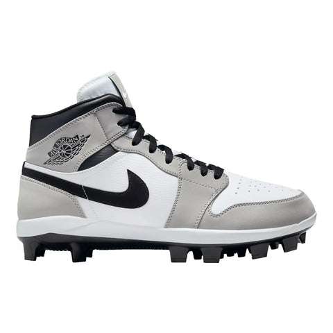 Spikes Beisbol Softbol Air Jordan 1 Reto MCS Gris Humo Claro