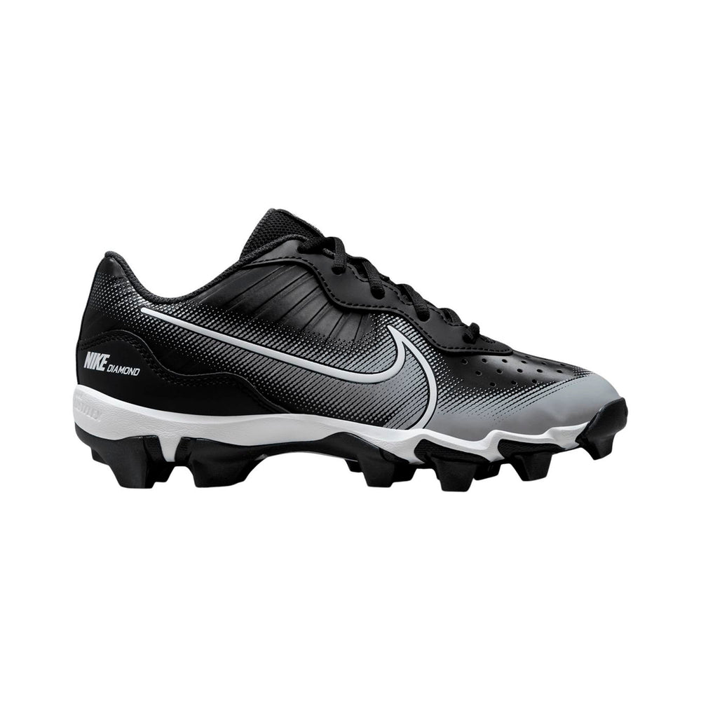 Spikes Beisbol Softbol Nike Alpha Huarache 4 Keystone Negro Gris INFANTIL
