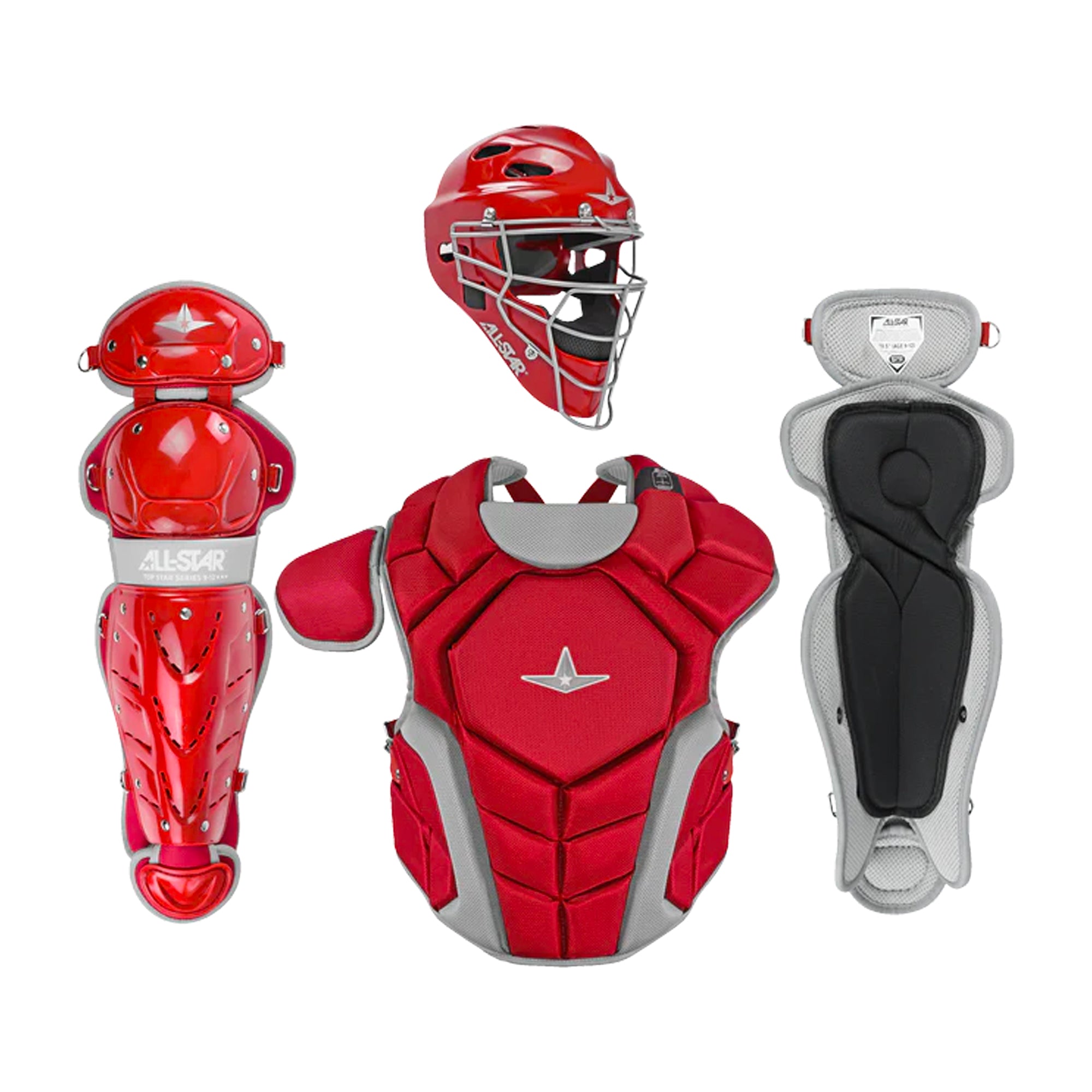 Casco infantil para niños rojo Star