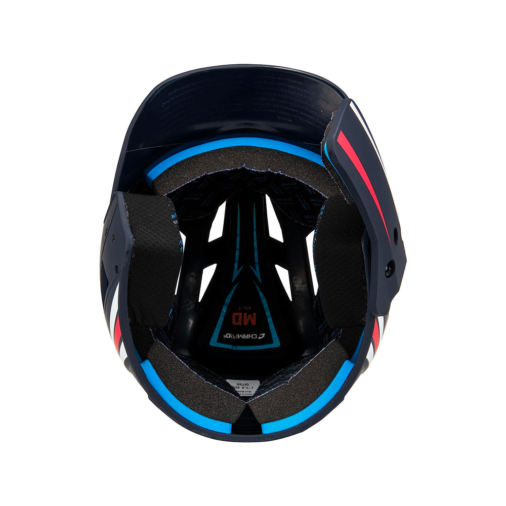 Casco Beisbol Softbol Champro HXM2JG Legend Plus Mate Con Protector De Mandíbula Bateador Derecho/Zurdo